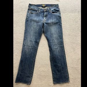 Lucky Brand Men's Jeans Sz 31x34 361 Vintage Straight Medium Wash Blue Denim